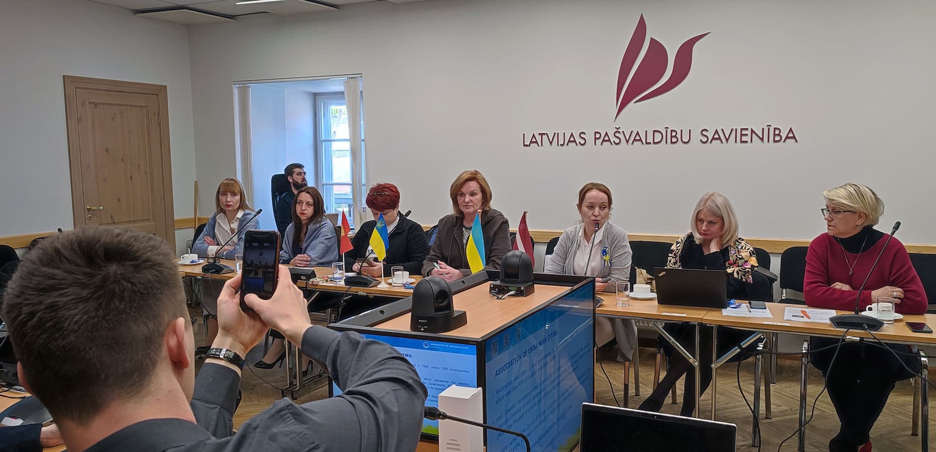 Зустріч в Латвійській асоціації органів місцевого та регіонального самоврядування. Рига. 09.05.23