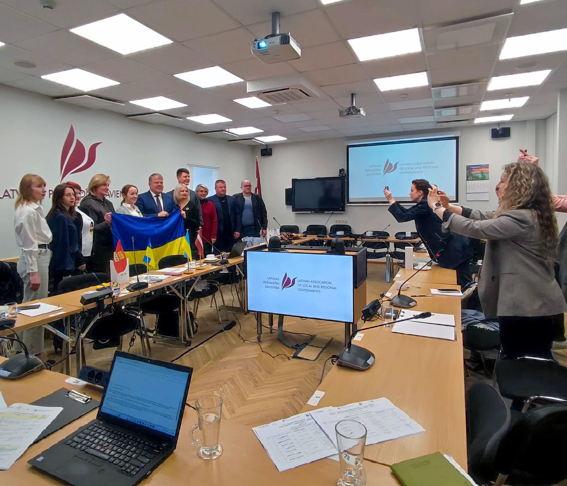 Зустріч в Латвійській асоціації органів місцевого та регіонального самоврядування. Рига. 09.05.23
