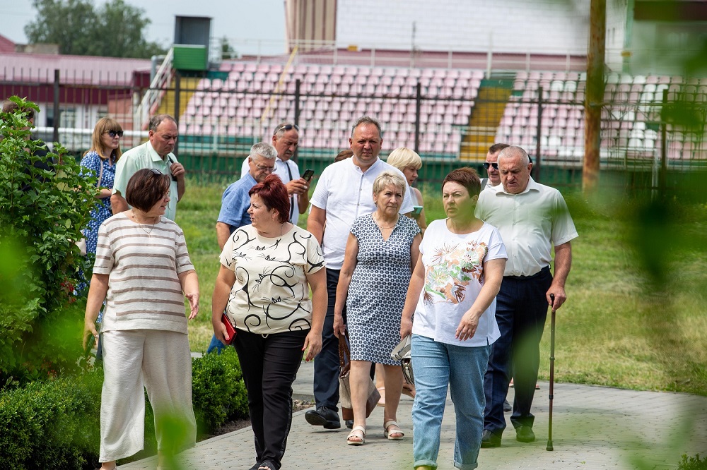 Делегація з громад Полтавщини та Черкащини на території Шевченківської громади