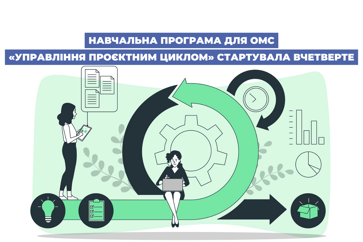 Навчальна програма для ОМС «Управління проєктним циклом» стартувала вчетверте