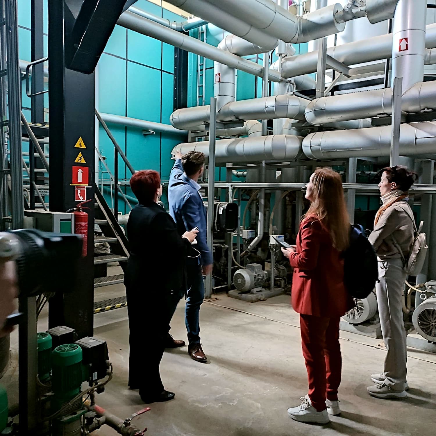 Відвідування когенераційної установки - муніципального ТОВ Kuldīgas siltumtīkli. 10.05.23